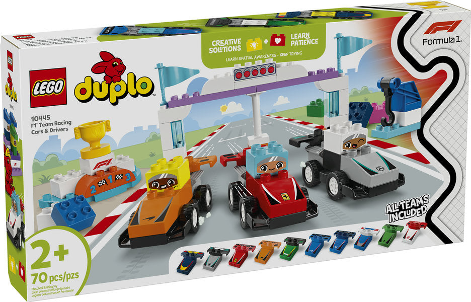 10445 LEGO® DUPLO® F1 Team Race Cars & Drivers