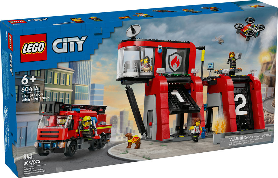 60414 LEGO® Fire Station with Fire Truck