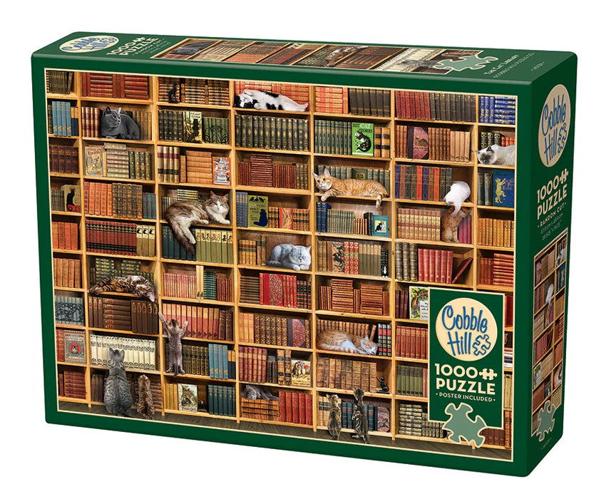 The Cat Library 1000 Piece Puzzle