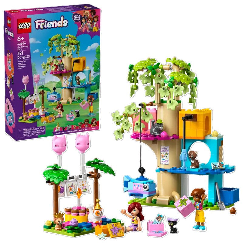 42666 LEGO® Cat Birthday Party & Tree House