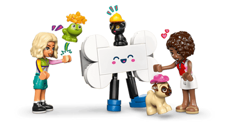 LEGO Friends: Pet Accessories Van figures with  animals on a transparent background