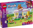 LEGO Friends Heartlake City Bunny Hotel set packaging with characters and building details.
