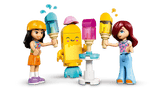 Two LEGOLEGO Friends: Ice Cream & Balloon Stand cream cones on a transparent background