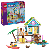 LEGO Friends: Beach House with Seals set with packaging on a white background
