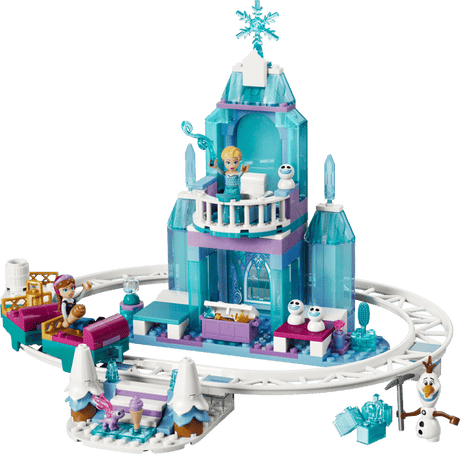 Toy ice castleLEGO Disney Princess: Elsa's Ice Castle & Snow Ride Adventure transparent background