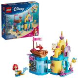 LEGO Disney Princess: Ariel's Magical Mini Palace set with Ariel and castle model and packaging.
