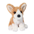 Plush toy Cheekie Corgi Mini Soft dog on a white background