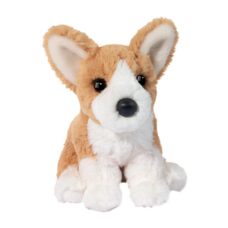 Plush toy Cheekie Corgi Mini Soft dog on a white background