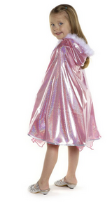 Glitter Princess Cape Pink Size-Medium