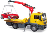 Man TGA Tow Truck w/Bruder Roadster