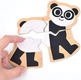 Mixanimo Mix & Match Wooden Animal Magnets
