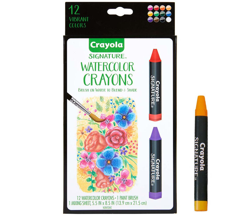 Signature Premium Watercolor Crayons Painting Set