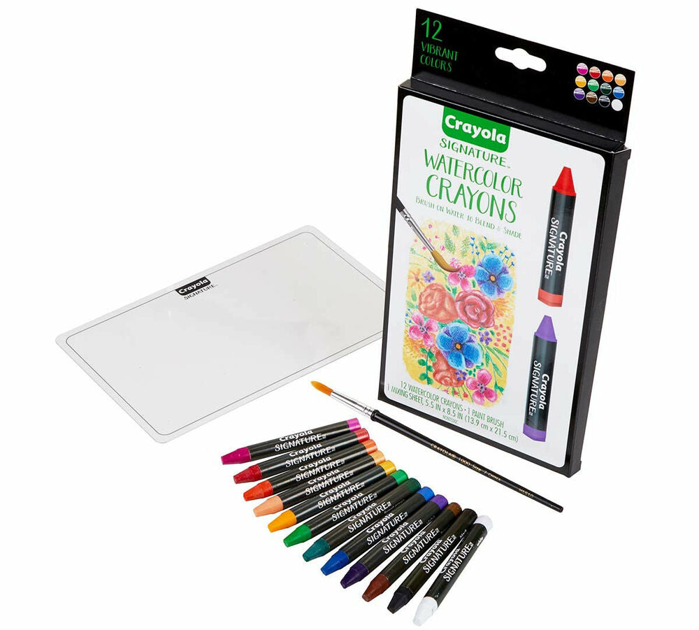 Signature Premium Watercolor Crayons Painting Set