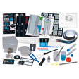 Collection of Spy Labs forensic investigation tools and supplies on a white background