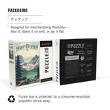 Rocky Mountain National Park, Colorado, Lake, Lithograph 1000 Piece Puzzle