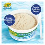 Air Dry Clay Tub White 2.5lb Resealable Bucket