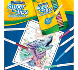 Washable Super Tips Markers, 50 Count