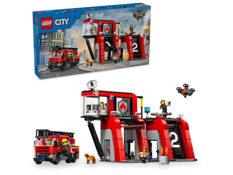 60414 LEGO® Fire Station with Fire Truck