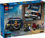 LEGO City Police: Police Prisoner Transport Van packaging with police vehicle and figures on a city street background