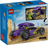 LEGO City Great Vehicles: Hot Rod set packaging with purple racer and green helper on blue background