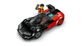 LEGO City Great Vehicles: EV Supercar with a figure on a transparent background