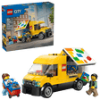 LEGO City Great Vehicles: The LEGO® Van set with two minifigures and packaging in the background