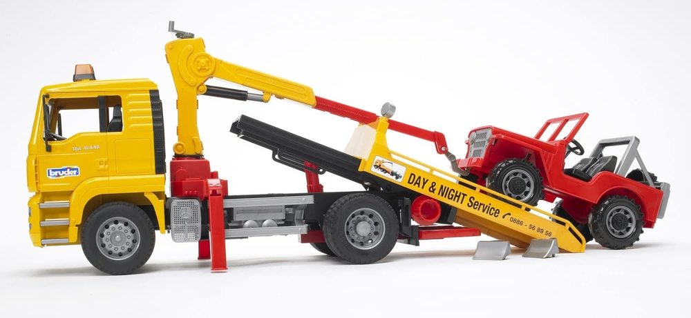 Tow Truck With Cross Country Vehicle