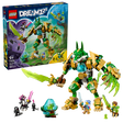 LEGO DREAMZzz: Fox Guardian Mech set with packaging on a white background