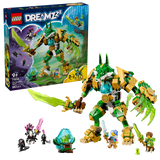 LEGO DREAMZzz: Fox Guardian Mech set with packaging on a white background