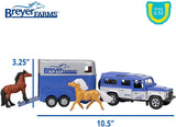 Breyer Farms™ Land Rover® and Tag-A-Long Horse Trailer