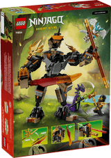 LEGO Ninjago: Cole's Mission Mech & Dragon Zane set packaging with character and dragon on a forest background