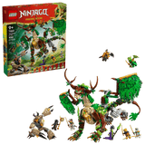 LEGO Ninjago: The Dragon of Life set with dragon and characters on a clear background
