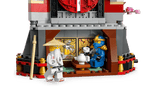 LEGO Ninjago: Ninja Character Display 15th Anniversary set with two characters in a traditional Japanese setting on a transparent background
