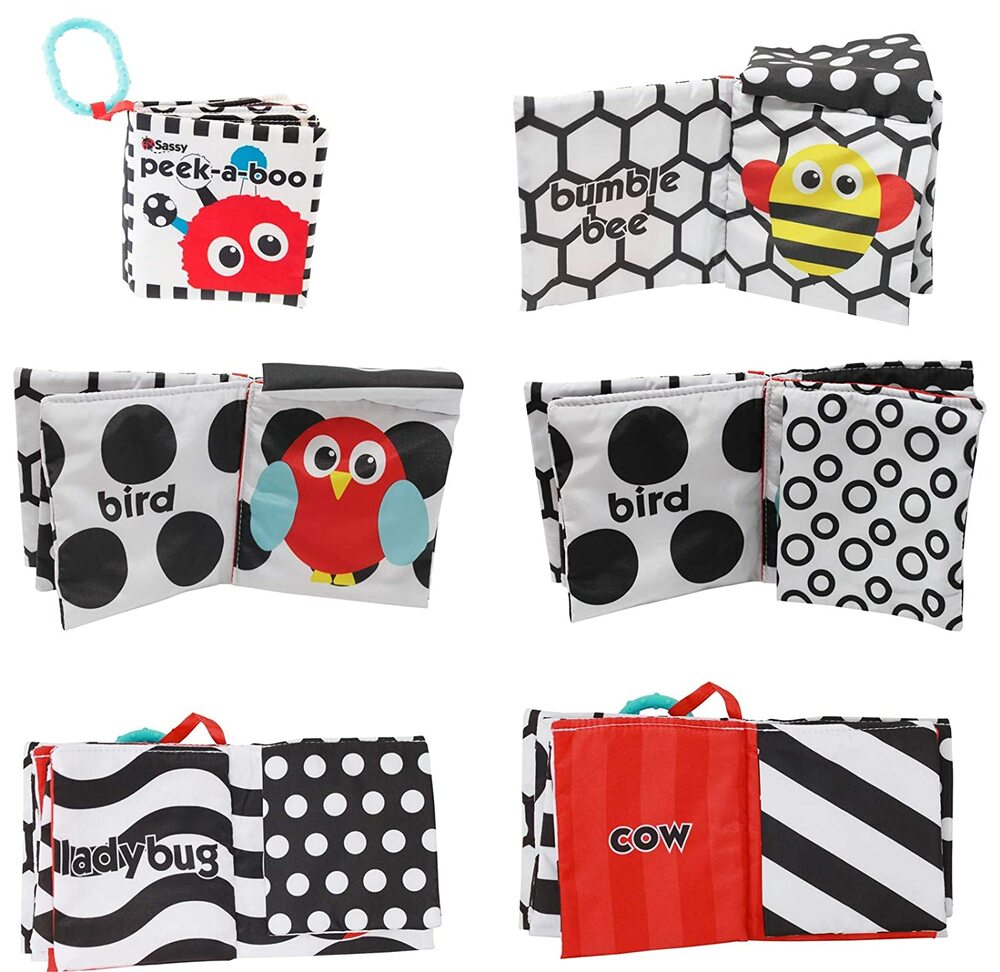 Black & White Peek A Boo Book