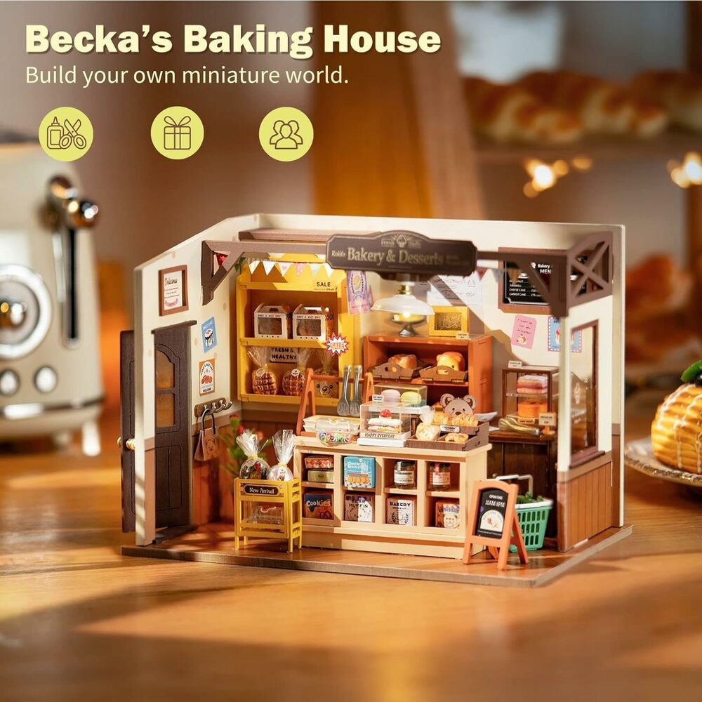 Rolife Becka's Baking House DIY Miniature House Kit
