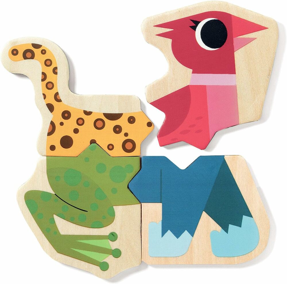 Mixanimo Mix & Match Wooden Animal Magnets