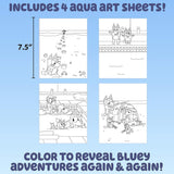 Bluey Aqua Art
