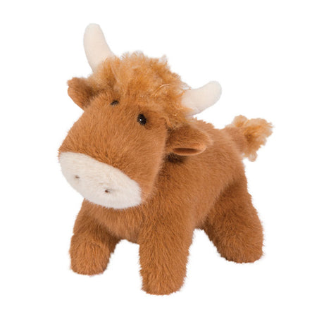 Plush Hank Highland Cow Muzzle on a white background