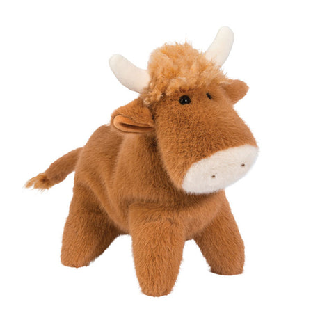 Plush Hank Highland Cow Muzzle, Large on a white background
