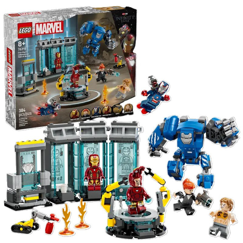 76315 76315 LEGO® Iron Man's Laboratory: Hall of Armor – Grandrabbit's Toy Shoppe