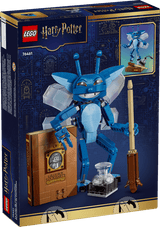 LEGO Harry Potter: Cornish Pixie set packaging with blue creature figure, book, and other items.
