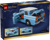LEGO Harry Potter: Enchanted Flying Ford Anglia™ set packaging with blue truck and detailed design.