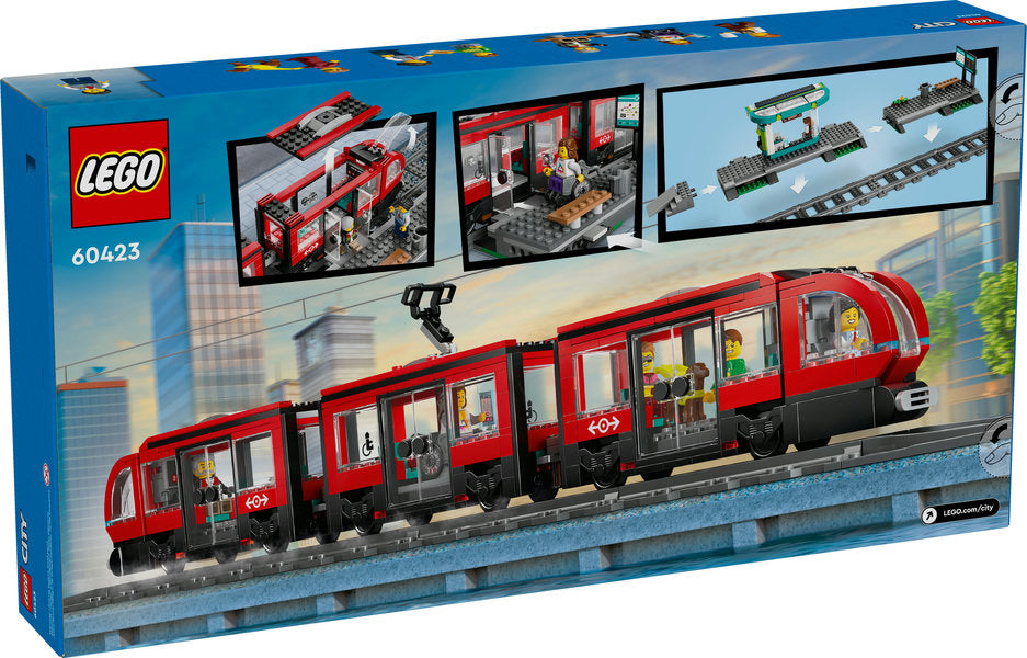 リリィ・ライアン　ガレージキット 60423 LEGO® Downtown Streetcar and Station – Grandrabbit's Toy Shoppe