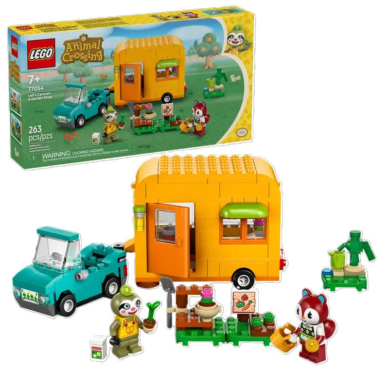 リィンにゃん 77054 LEGO® Leif's Caravan & Garden Shop – Grandrabbit's Toy Shoppe