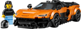 LEGO Speed Champions: McLaren W1 car and figure on a transparent background