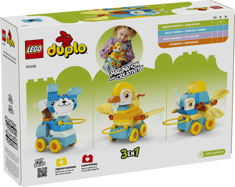 10448 LEGO® DUPLO® 3in1 Animals on Wheels