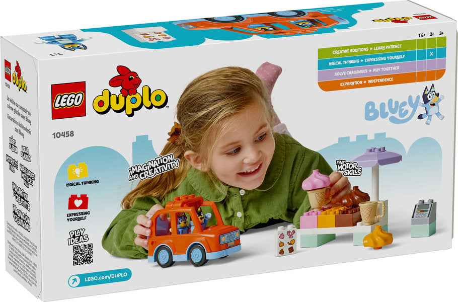 10458 LEGO® DUPLO® Ice Cream Trip with Bluey – Grandrabbit's Toy
