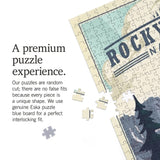 Rocky Mountain National Park, Colorado, Lake, Lithograph 1000 Piece Puzzle