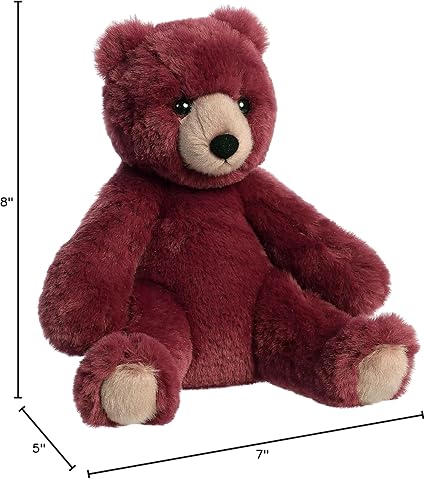 Burgundy Humphrey Bear 11 Inch