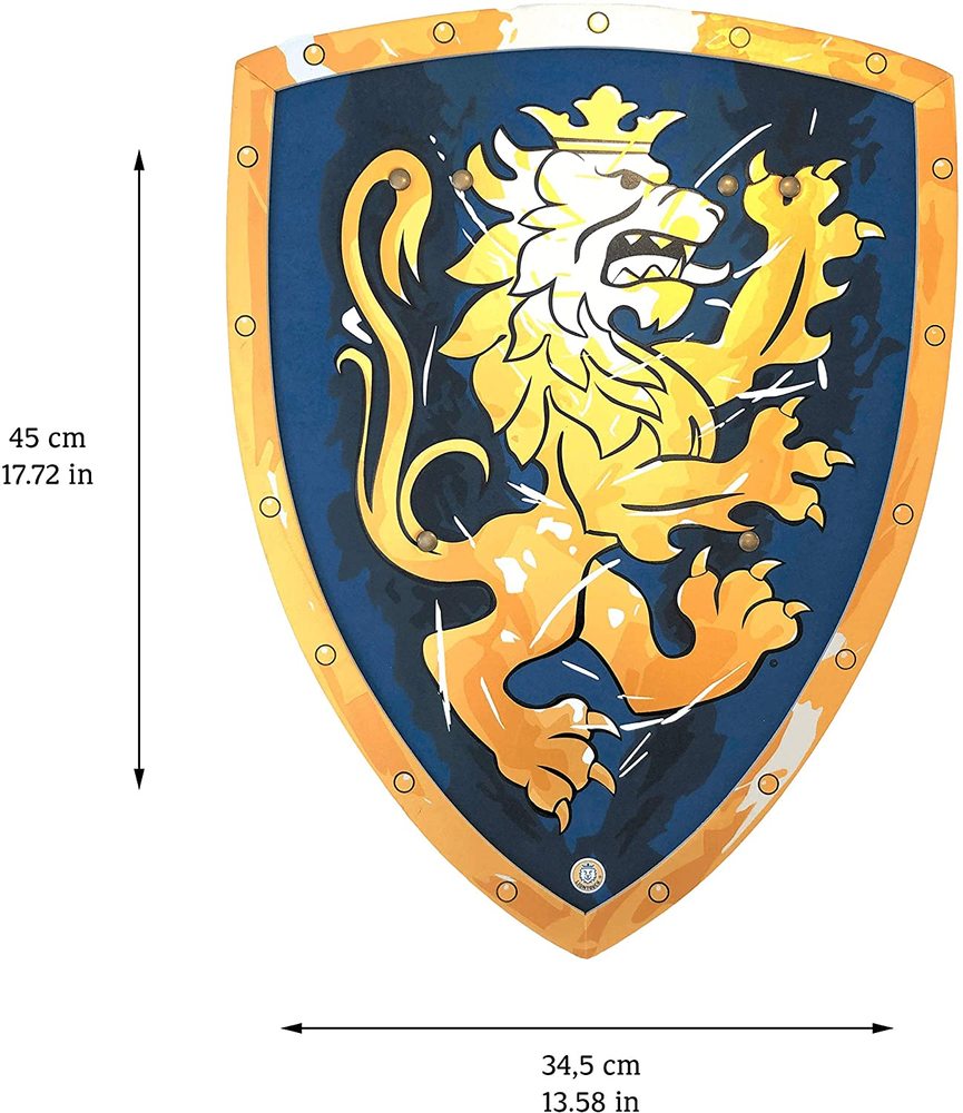 Liontouch Medieval Noble Knight Blue Foam Toy Sheild